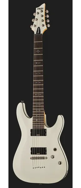 Schecter Demon 7 Vintage White, detail 2
