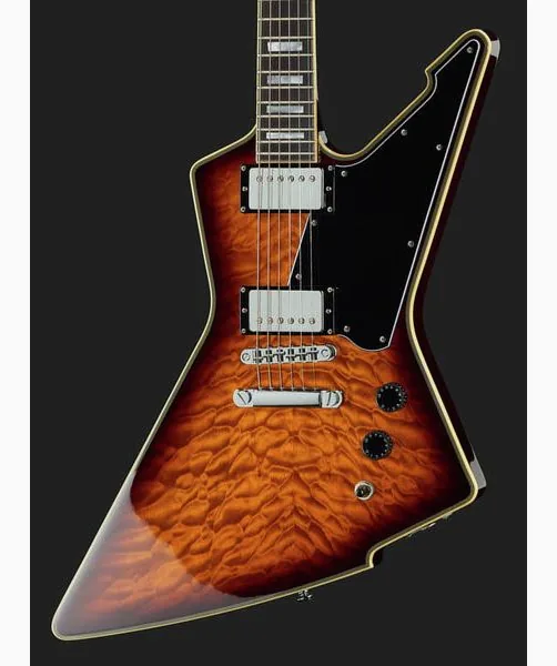 Schecter E-1 Custom Special Edition VSB, detail 4