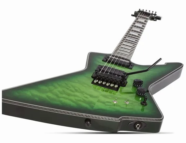 Schecter E-1 FR S Special Edition GRNB, detail 4