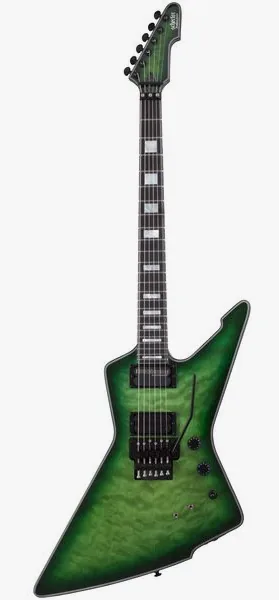 Schecter E-1 FR S Special Edition GRNB, front view