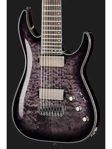 Schecter Hellraiser Hybrid C-8 TBB, detail 4