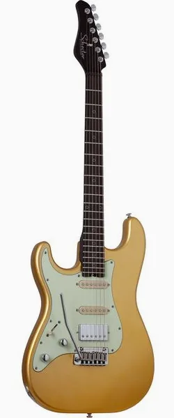 Schecter Nick Johnston 10thAn HSS AS LH, front view
