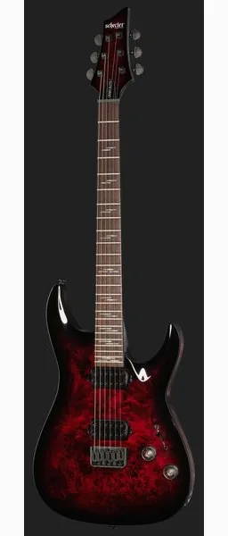 Schecter Omen Elite-6 Black Cherry, detail 2