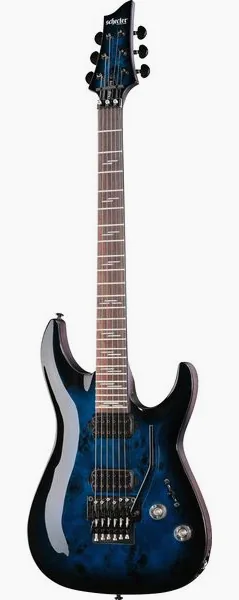Schecter Omen Elite-6 FR STBB, front view