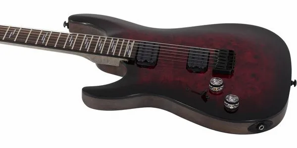Schecter Omen Elite-6 LH BCHB, detail 2