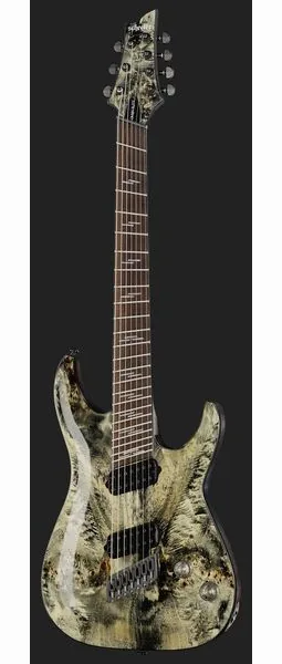 Schecter Omen Elite-7 MS Charcoal, detail 2