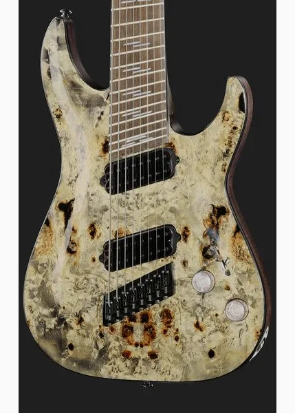 Schecter Omen Elite-8 MS Charcoal, detail 4