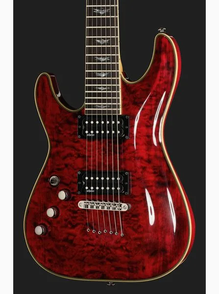 Schecter Omen Extreme-7 LH BKCH, detail 4