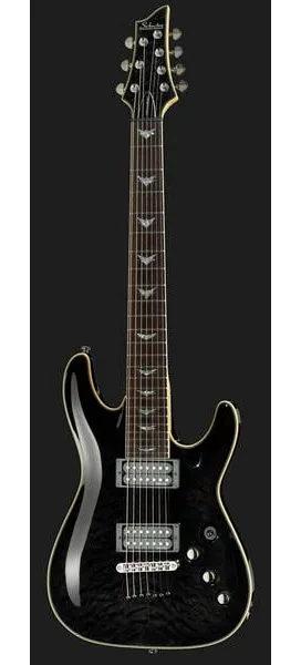 Schecter Omen Extreme 7 STBLK, detail 2
