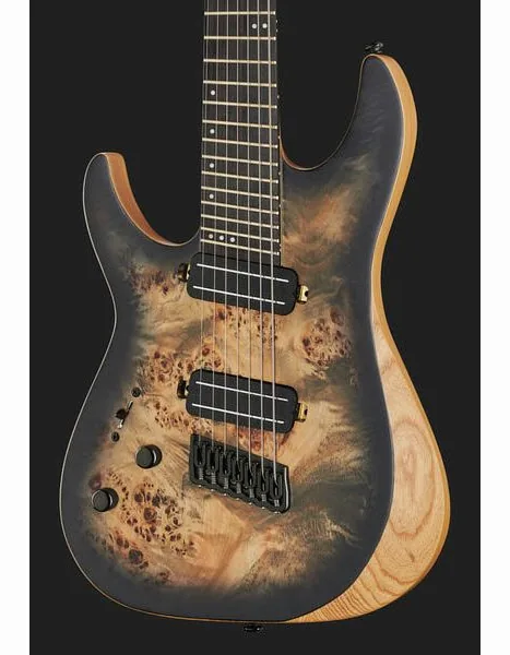 Schecter Reaper 7 Multiscale SCB LH, detail 4