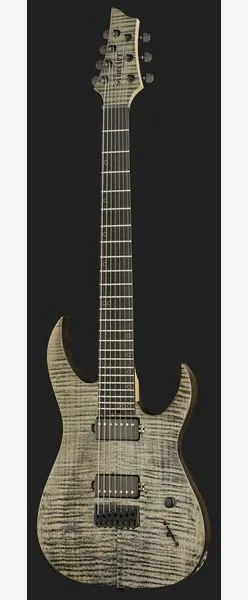 Schecter Sunset -7 Extreme Grey Ghost, detail 2