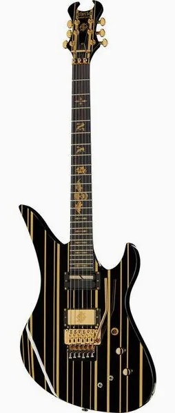 Schecter Synyster Gates Custom S BKGD, front view