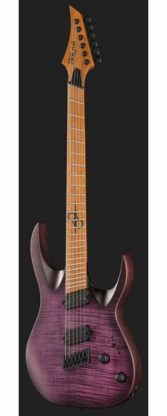 Solar Guitars A1.6FDPB-FF Flame Purple Burst, detail 2