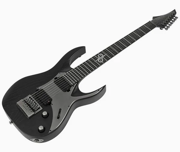 Solar Guitars A1.7DBOP Black Open Pore, detail 3