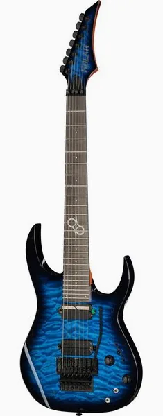 Solar Guitars SBR1.7FRQOB Sustainiac+, front view