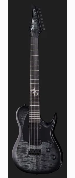 Solar Guitars T2.7FBB-Flame Black Burst, detail 2