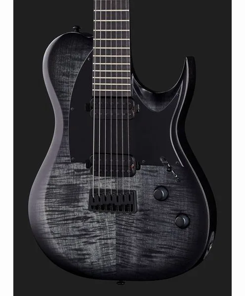 Solar Guitars T2.7FBB-Flame Black Burst, detail 4