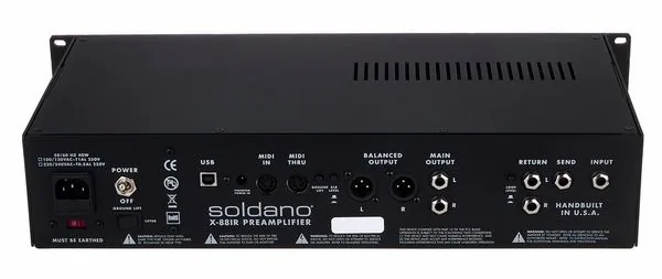 Soldano X88-IR Preamp, detail 5