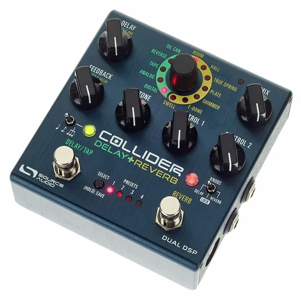 Source Audio SA 263 Collider Delay+ Reverb, detail 2