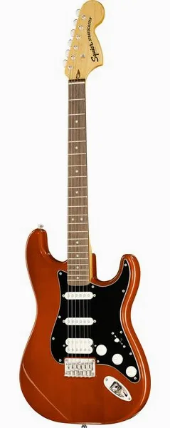 Squier CV 70S STRAT HT HSS LRL MOC, front view