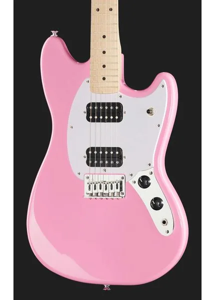 Squier Sonic Mustang HH Flash Pink, detail 4