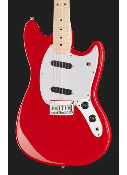 Squier Sonic Mustang MN Torino Red, detail 4