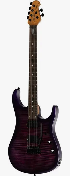 Sterling by Music Man JP150DFM Purple Nebula, detail 3