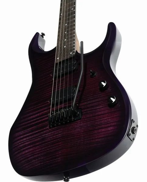Sterling by Music Man JP150DFM Purple Nebula, detail 4
