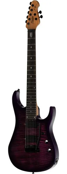 Sterling by Music Man JP157DFM Purple Nebula, detail 3