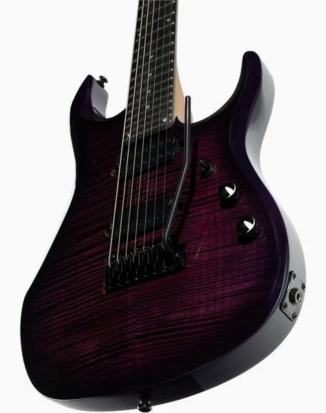 Sterling by Music Man JP157DFM Purple Nebula, detail 4