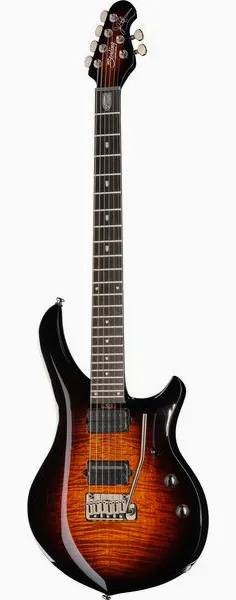 Sterling by Music Man Majesty 200XFM Tiger Eye, front view