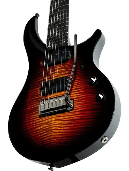 Sterling by Music Man Majesty 207XFM Tiger Eye, detail 4