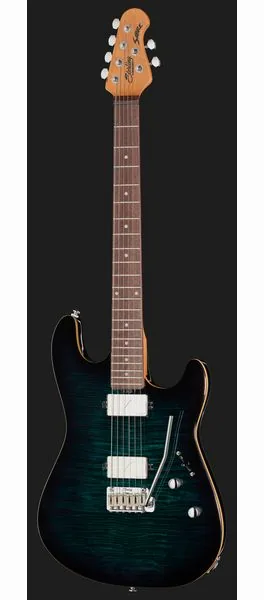 Sterling by Music Man Sabre Deep Blue Burst, detail 2