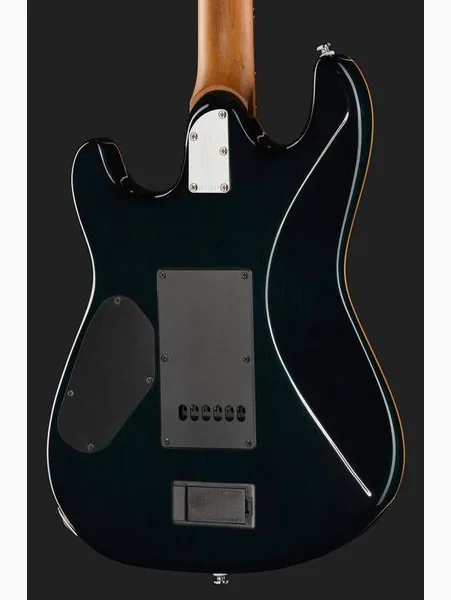 Sterling by Music Man Sabre Deep Blue Burst, detail 5