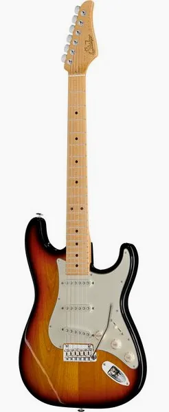 Suhr Classic S Antique SSS MN 3TB, front view