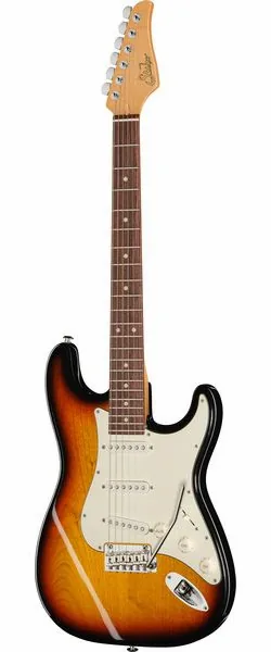 Suhr Classic S Antique SSS RW 3TB, front view