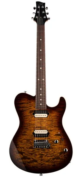 Suhr Oso Bengal Burst, front view