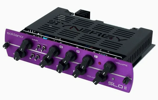 Synergy SLO II Preamp LTD Purple, front view