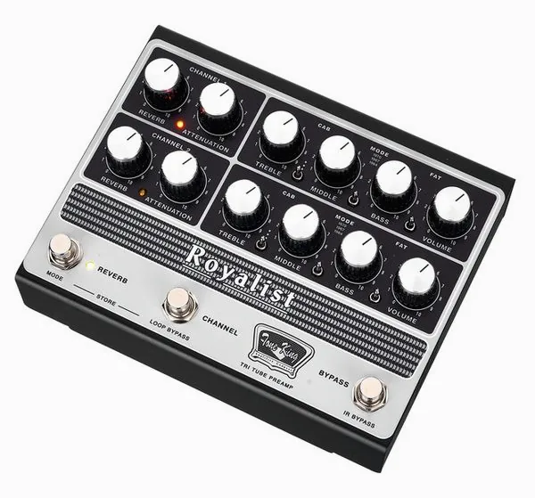 Tone King Royalist MKII Tri-Tube Preamp, front view