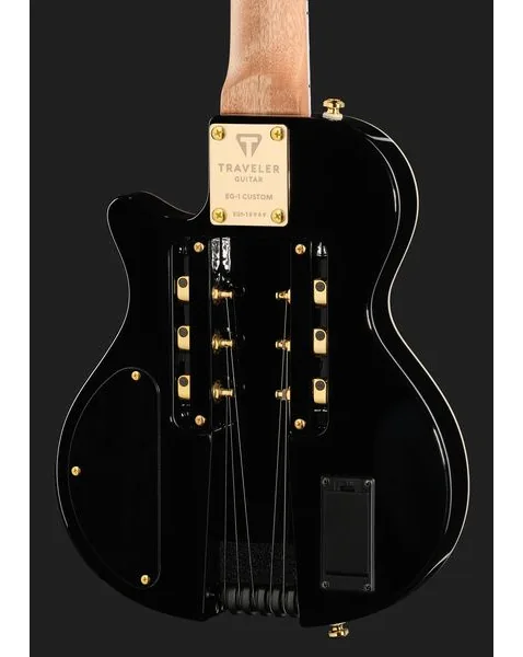 Traveler Guitar EG-1 Custom V2 Gloss Black, detail 5