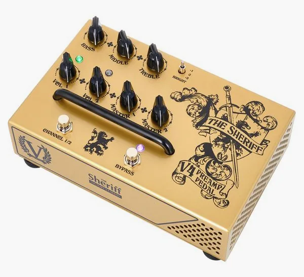 Victory Amplifiers V4 The Sheriff Preamp, front view