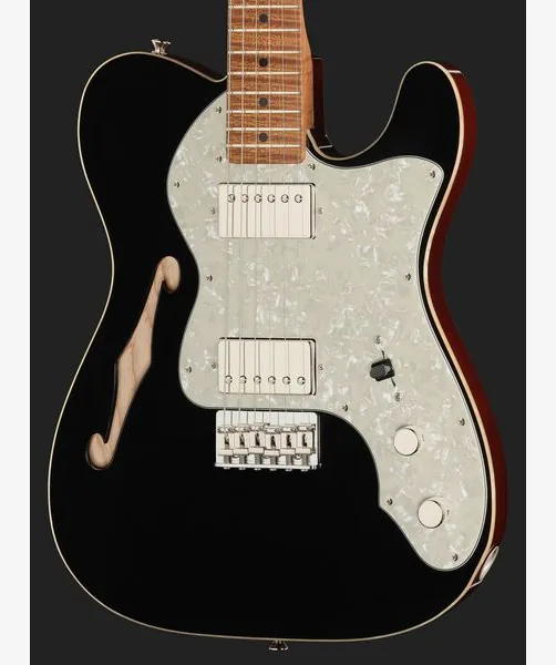 Xotic Guitars XTC-TL Black Top Natural Back, detail 4